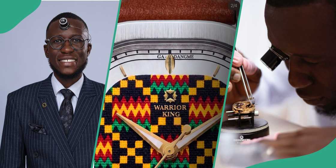 Patrick Amofah launches Ghanas first kente-dial watch