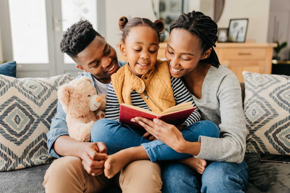 A couple and their daughter