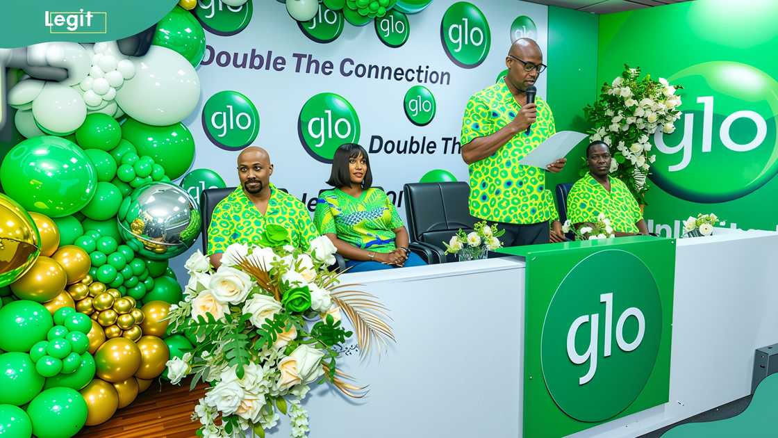 Glo team at an event Glo team at an event