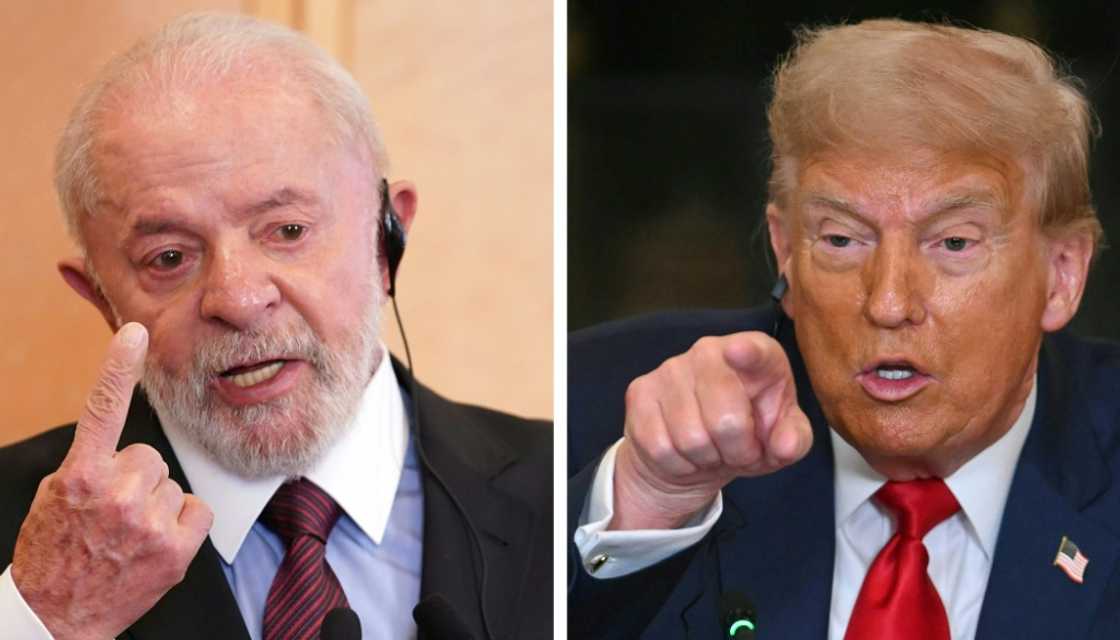 Brazilian President Luiz Inacio Lula da Silva (L) has locked horns with US President Donald Trump (R) on trade policy Brazilian President Luiz Inacio Lula da Silva (L) has locked horns with US President Donald Trump (R) on trade policy