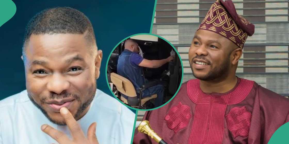 Fans applaud Yinka Ayefele after watching his video. Fans applaud Yinka Ayefele after watching his video.