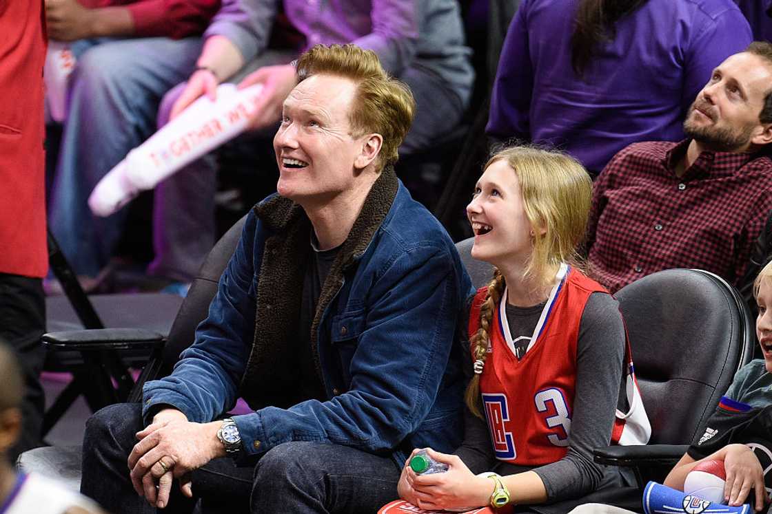 Conan O'Brien and his daughter Neve O'Brien