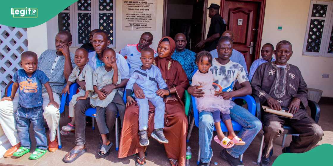 Police parade victims of child trafficking