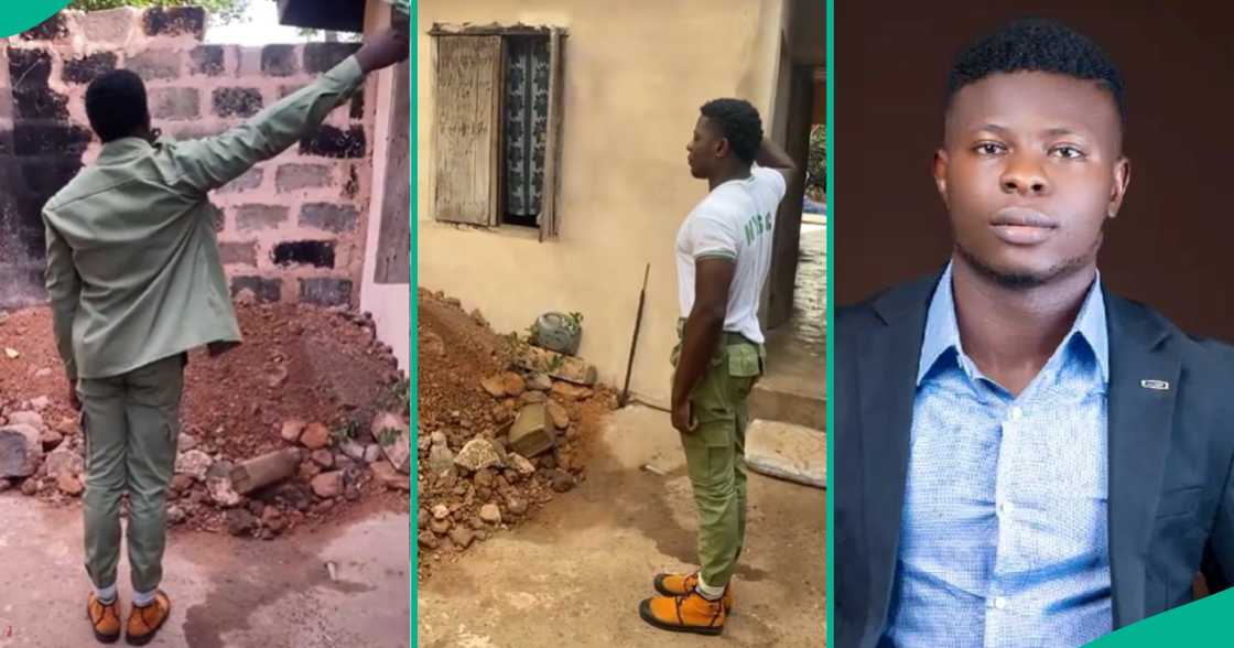 A corps member honours his late mother with a heartfelt tribute at her grave A corps member honours his late mother with a heartfelt tribute at her grave