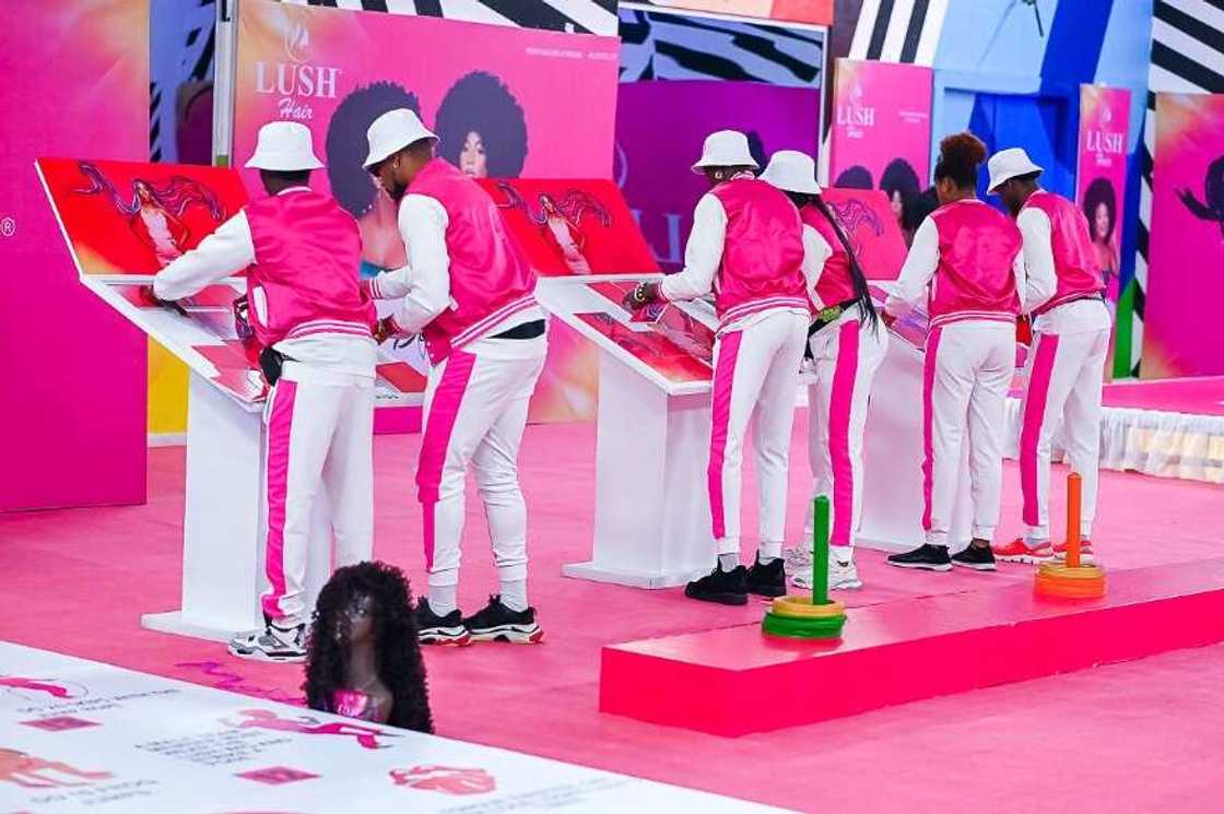 BBNaija S7: Lush Hair Sets the Record of the Longest Braids with Team Kinky Royale BBNaija S7: Lush Hair Sets the Record of the Longest Braids with Team Kinky Royale