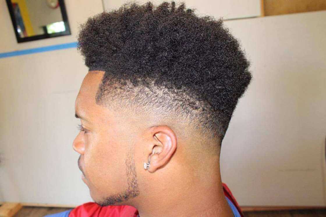 Afro drop fade Afro drop fade