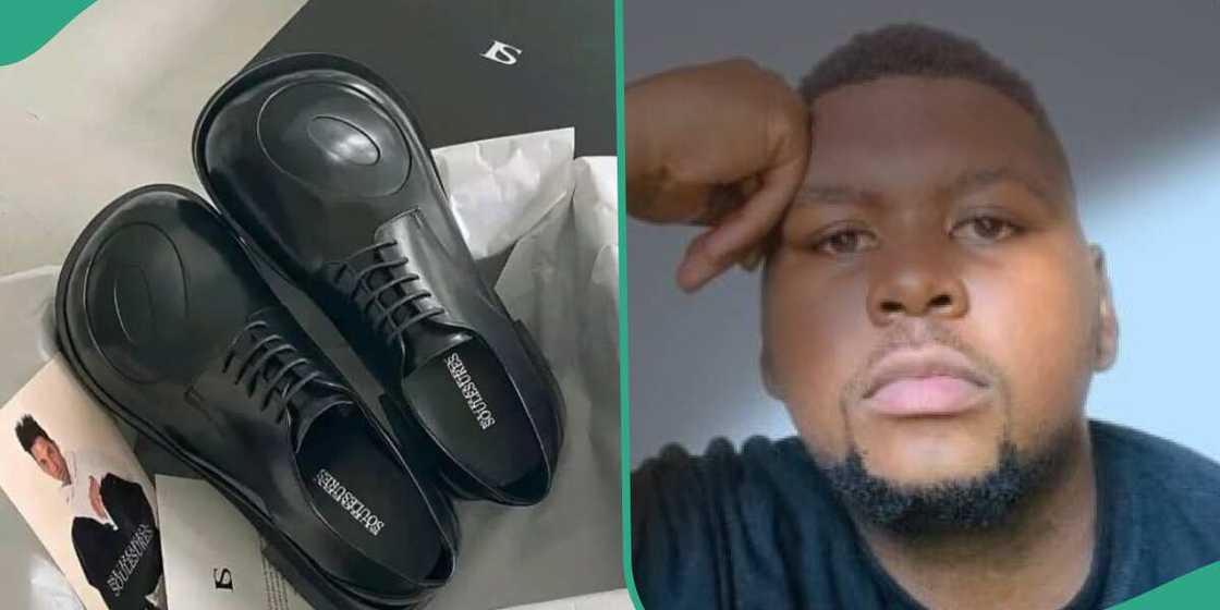 Man angry as son rejects shoes he got him for school, displays it online Man angry as son rejects shoes he got him for school, displays it online