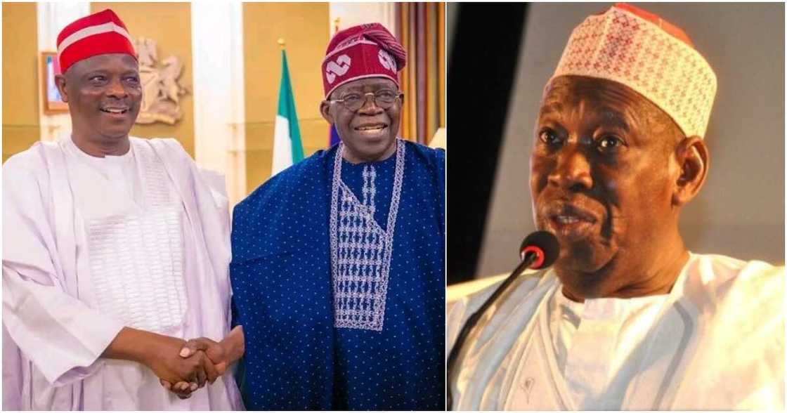 Bola Tinubu, Senator Rabiu Musa Kwankwaso, former Kano Governor, Abdullahi Ganduje Bola Tinubu, Senator Rabiu Musa Kwankwaso, former Kano Governor, Abdullahi Ganduje