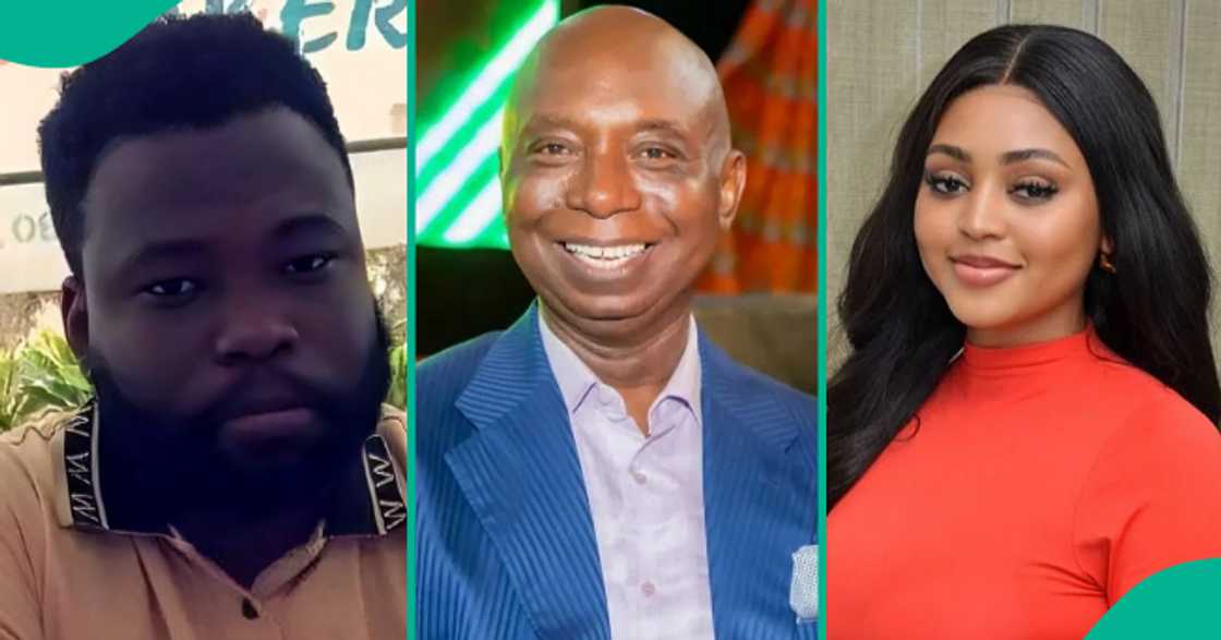 Man reacts after seeing Ned's post about Regina Daniels' age. Man reacts after seeing Ned's post about Regina Daniels' age.