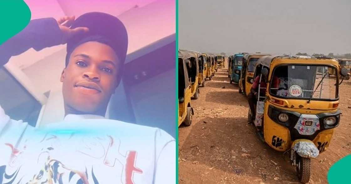 Man who found out the amount of money a tricycle rider makes daily says he's considering going into the business.