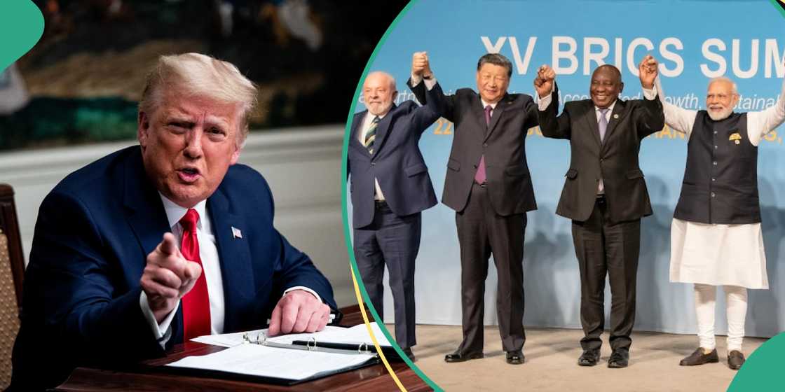 Trump fires back at BRICS over dollar alternatives Trump fires back at BRICS over dollar alternatives