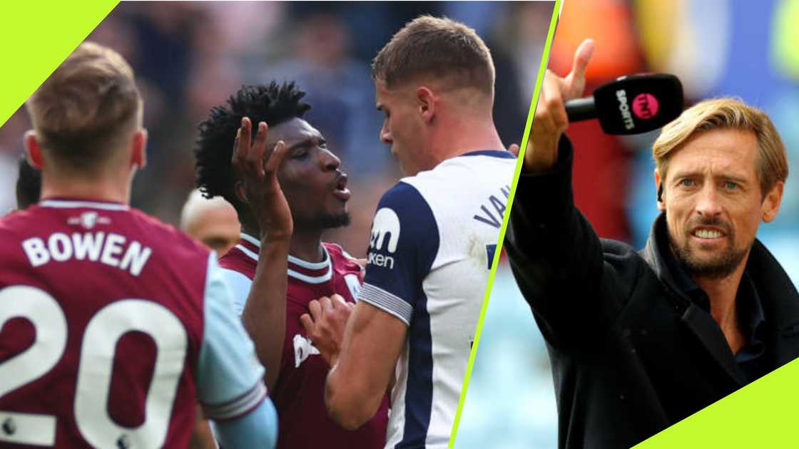 Mohammed Kudus receives red in West Ham defeat.