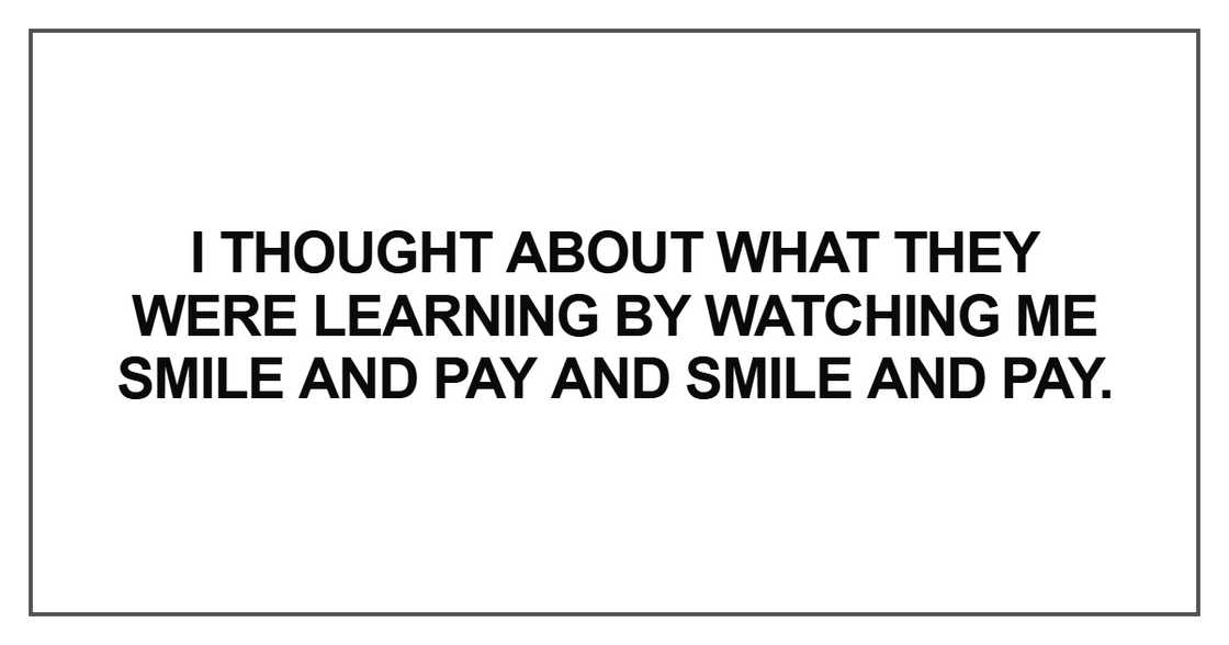 I thought about what they were learning I thought about what they were learning