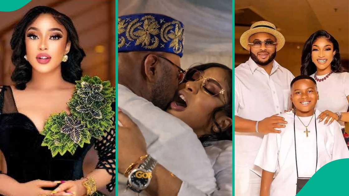 Tonto Dikeh, Churchill Olakunle, Rosy Meurer, Nollywood, hug video