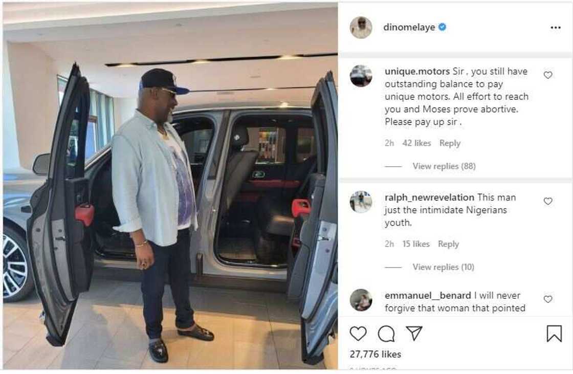 Dino Melaye: Former Senator Shows Off Rolls Royce Cullinan SUV Dino Melaye: Former Senator Shows Off Rolls Royce Cullinan SUV