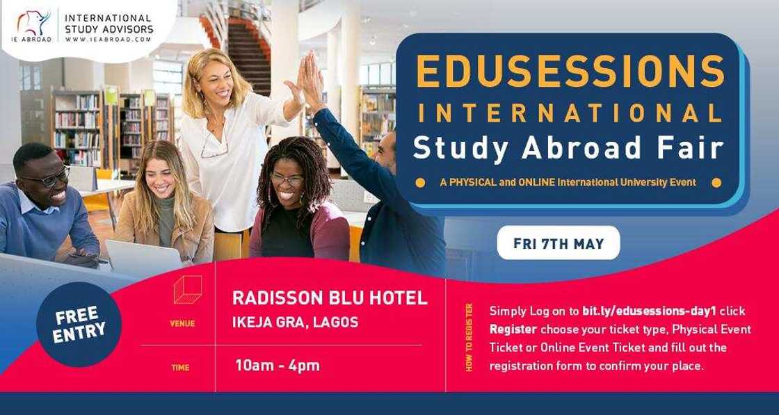 IE Abroad holds Nigeria Edusession fair (Virtual & Physical) with 27 foreign universities across the globe IE Abroad holds Nigeria Edusession fair (Virtual & Physical) with 27 foreign universities across the globe