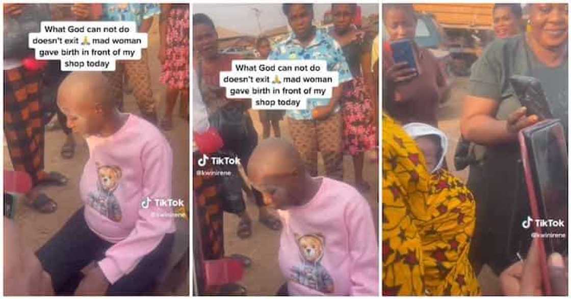 Yadda mai tabin hankali ta haifi jariri a kasuwa Yadda mai tabin hankali ta haifi jariri a kasuwa