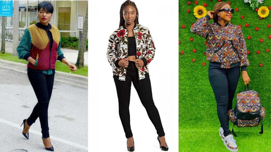 Ankara bomber jacket styles