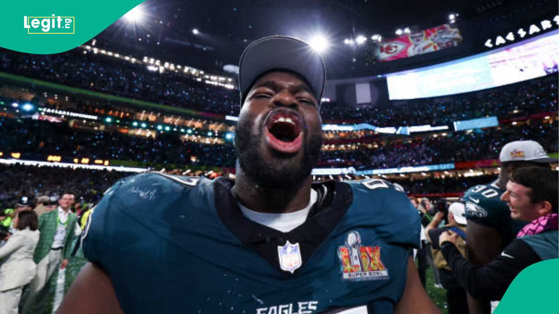 Moro Ojomo, Nigeria, Philadelphia Eagles, NFL, Super Bowl Moro Ojomo, Nigeria, Philadelphia Eagles, NFL, Super Bowl