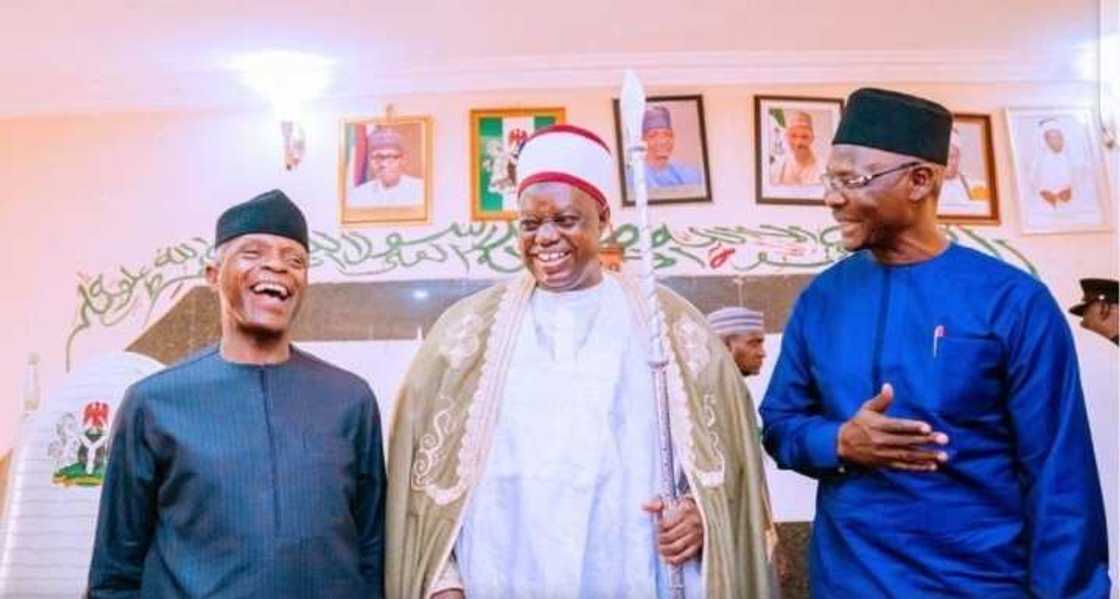 Osinbajo and Emir of Lafia Osinbajo and Emir of Lafia
