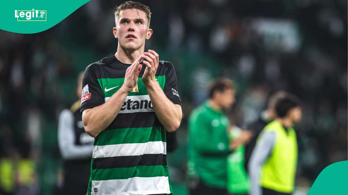 Viktor Gyokeres, Sporting Lisbon, SC Braga, Estadio Jose Alvalade, Lisbon, Portugal. Viktor Gyokeres, Sporting Lisbon, SC Braga, Estadio Jose Alvalade, Lisbon, Portugal.