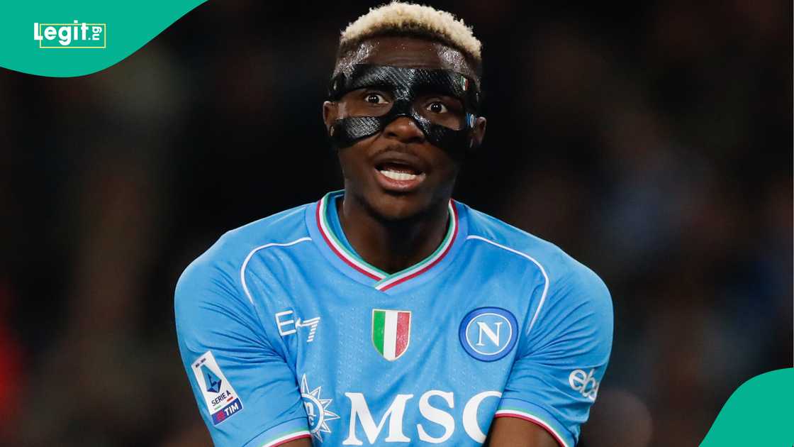 Victor Osimhen, Napoli, Estadio Diego Armando Maradona, Naples, Italy, Serie A. Victor Osimhen, Napoli, Estadio Diego Armando Maradona, Naples, Italy, Serie A.