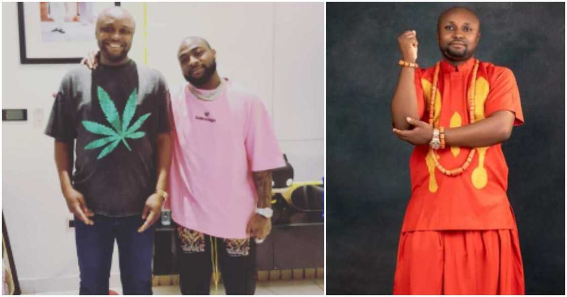 Davido and his loyal aide Isreal DMW Davido and his loyal aide Isreal DMW
