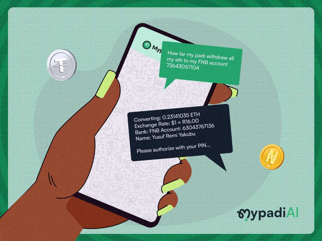 How Nigerians Can Turn Crypto into Naira with a Simple WhatsApp Message Using MyPadi AI