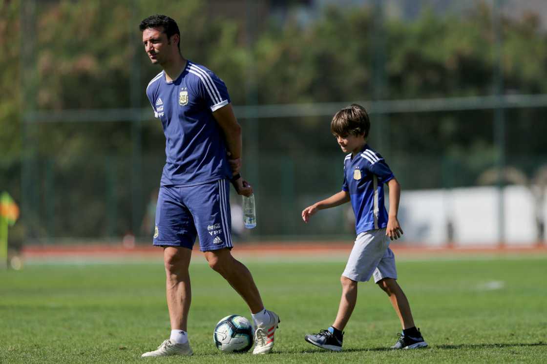Lionel Scaloni's son Lionel Scaloni's son