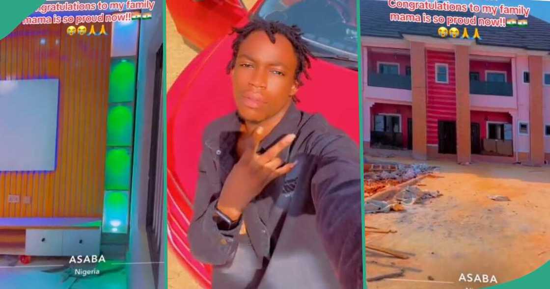 Celebration as young man builds mansion in Asaba Celebration as young man builds mansion in Asaba