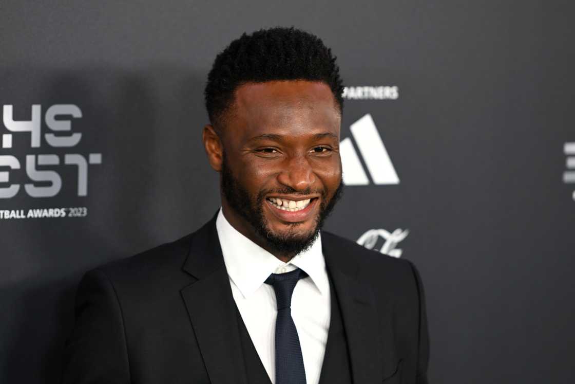 Mikel John Obi arrives on the Green Carpet ahead of The Best FIFA Football Awards at The Apollo Theatre in London