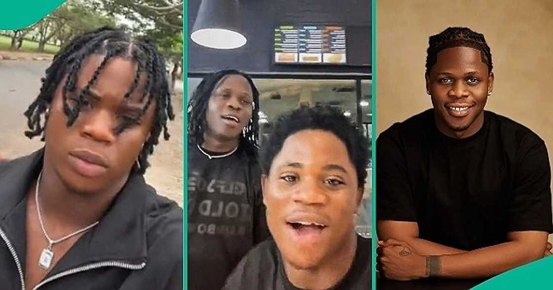 Asherkine's reaction after male fan who asked for bag of rice triggers backlash. Asherkine's reaction after male fan who asked for bag of rice triggers backlash.