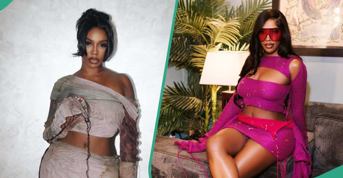 Tiwa Savage adorns provocative outfit Tiwa Savage adorns provocative outfit