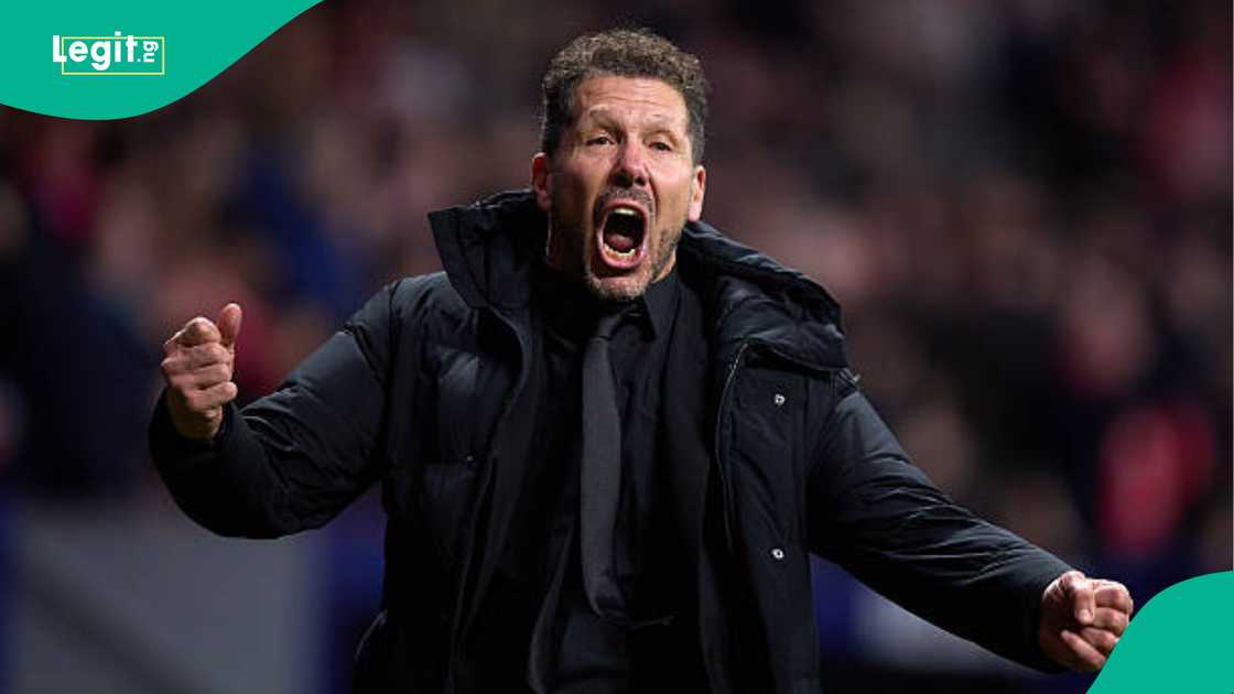 Diego Simeone, Atletico Madrid, Ademola Lookman Diego Simeone, Atletico Madrid, Ademola Lookman