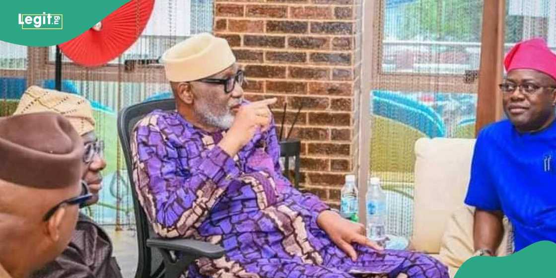 South-West Governors visit Akeredolu in Ibadan, Oyo state capital South-West Governors visit Akeredolu in Ibadan, Oyo state capital