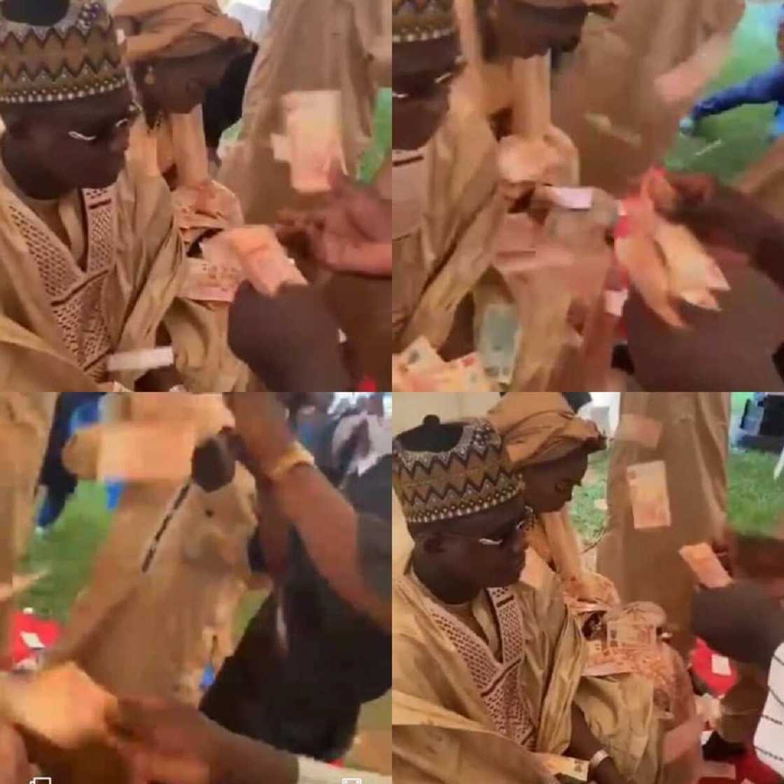 Bidiyon amarya da ango rai bace ana musu liki a yayin bikinsu ya janyo cece-kuce Bidiyon amarya da ango rai bace ana musu liki a yayin bikinsu ya janyo cece-kuce