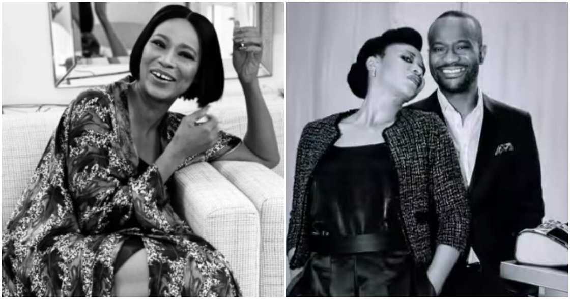 Nse Ikpe Etim and hubby Nse Ikpe Etim and hubby