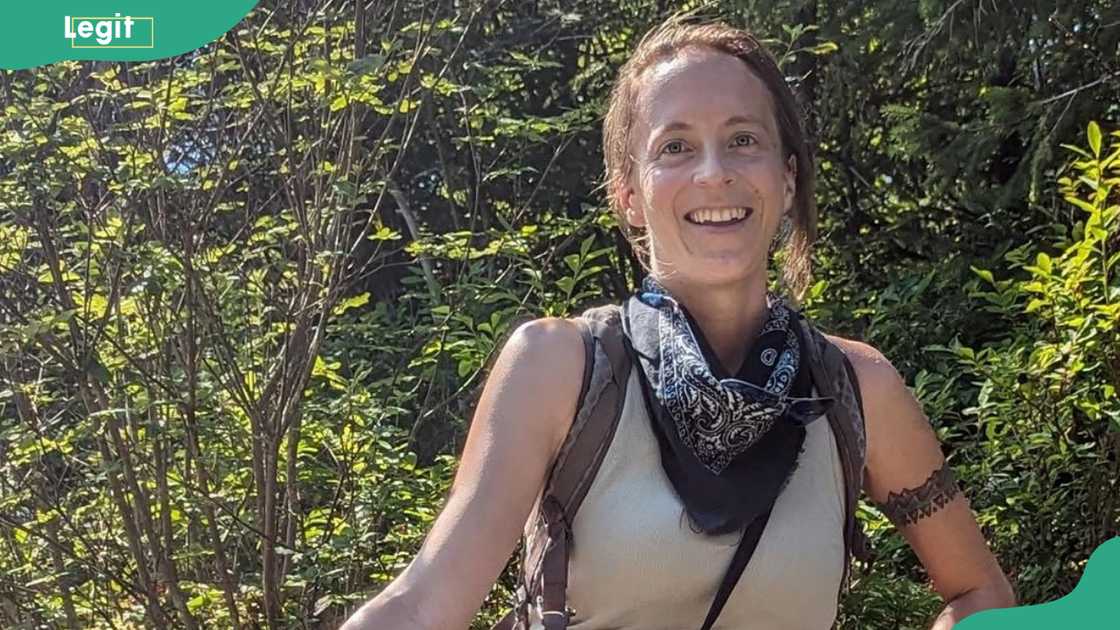 Sarah Danser during a hike