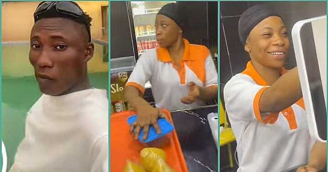 Man falls in love with restaurant staff Man falls in love with restaurant staff