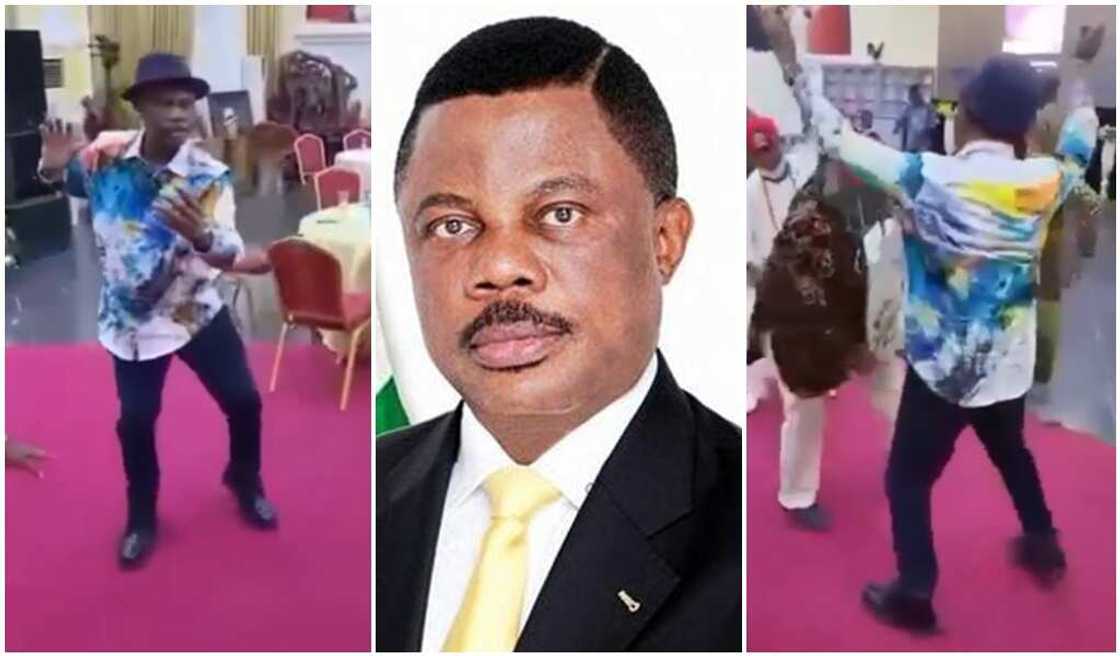 Governor Willie Obiano of Anambra state dances so well in the video Governor Willie Obiano of Anambra state dances so well in the video