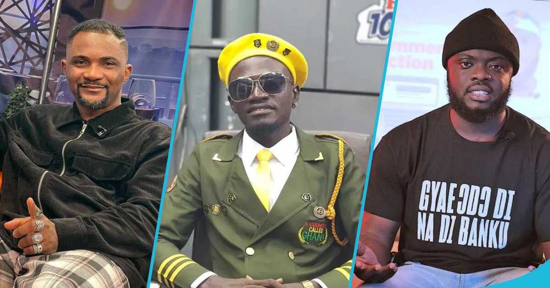 Lil Win explaining why Kwadwo Sheldon, Mr Logic and Fiifi Pratt are barred from the premiere of his movie Lil Win explaining why Kwadwo Sheldon, Mr Logic and Fiifi Pratt are barred from the premiere of his movie