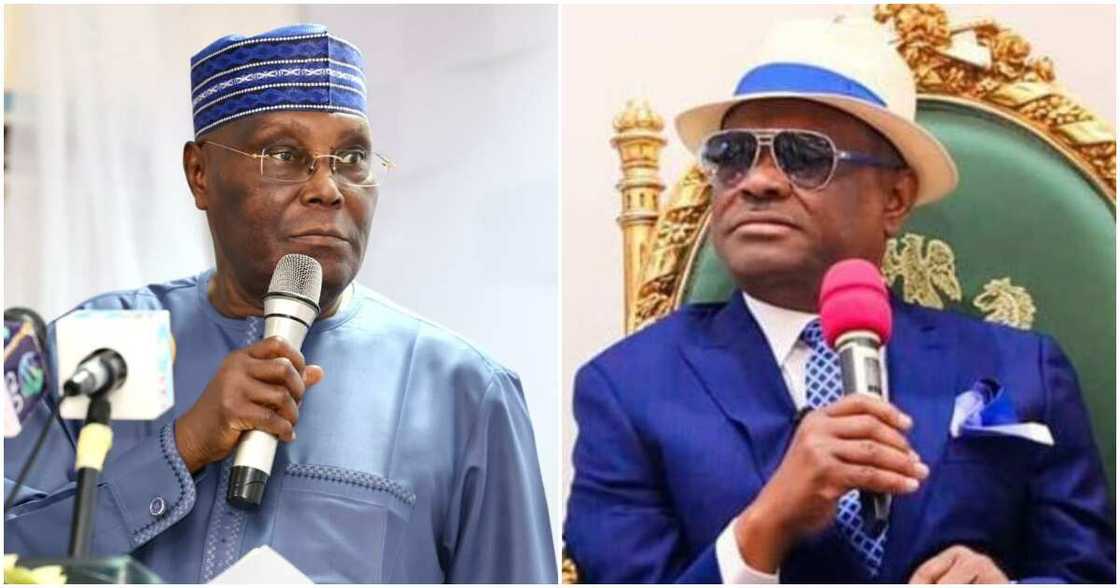 2023 general election, Governor Nyesom Wike, Atiku Abubakar