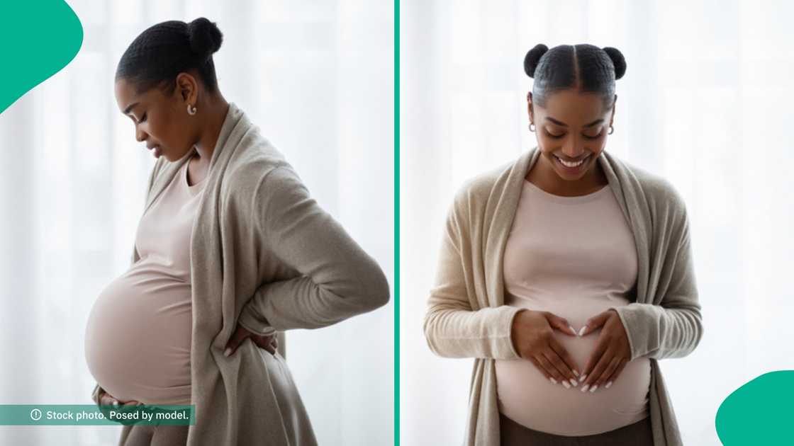 Lady reportedly runs with twin pregnancy. Lady reportedly runs with twin pregnancy.