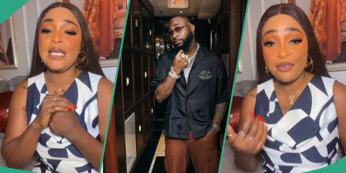 Blessing CEO denies claims of Davido arresting her. Blessing CEO denies claims of Davido arresting her.
