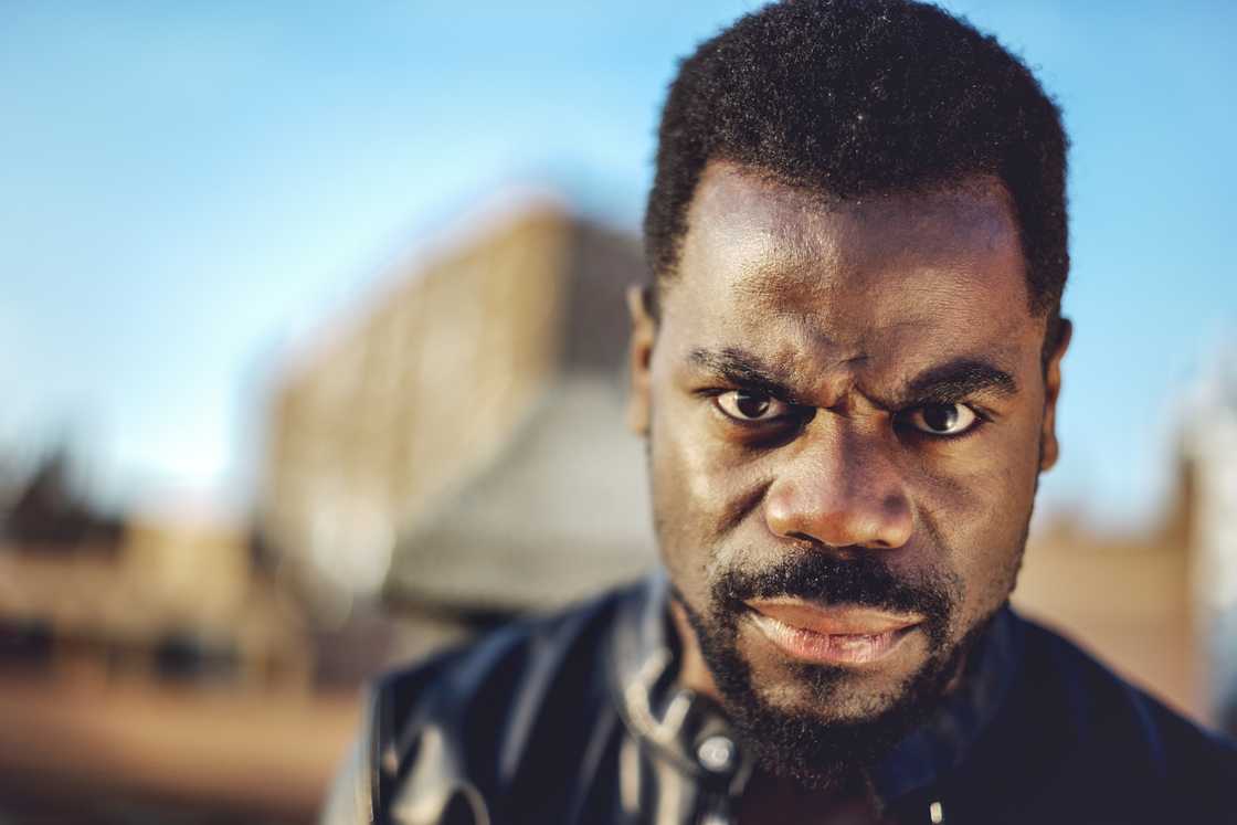 An angry man An angry man