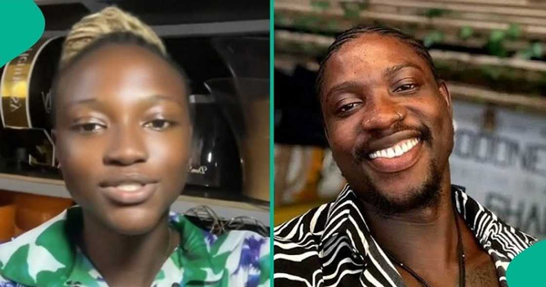 Lady boldly approaches VeryDarkMan to work with him as a mobile videographer. Lady boldly approaches VeryDarkMan to work with him as a mobile videographer.