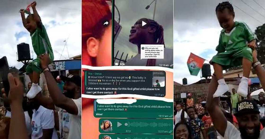 Little girl gets scholarship over 'Obidient' rally, WhatsApp chats Little girl gets scholarship over 'Obidient' rally, WhatsApp chats