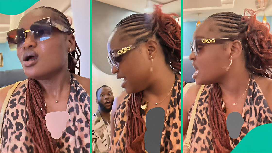 Lady blows hot after her date requested to appear in her video. Lady blows hot after her date requested to appear in her video.