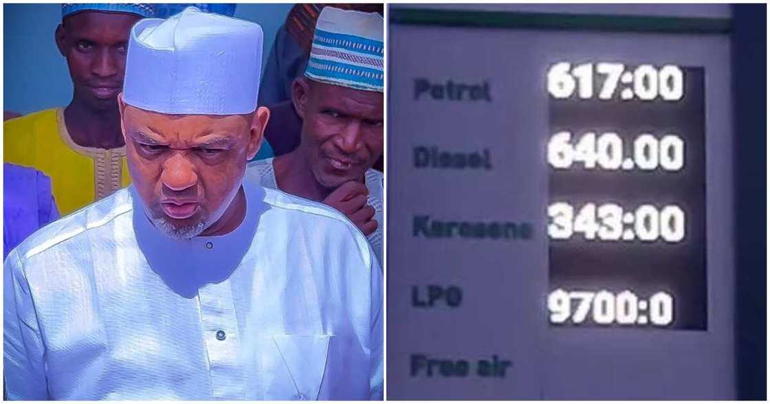 PDP/ fuel price/ N617 per litre/ petrol price/ Subsidy removal PDP/ fuel price/ N617 per litre/ petrol price/ Subsidy removal