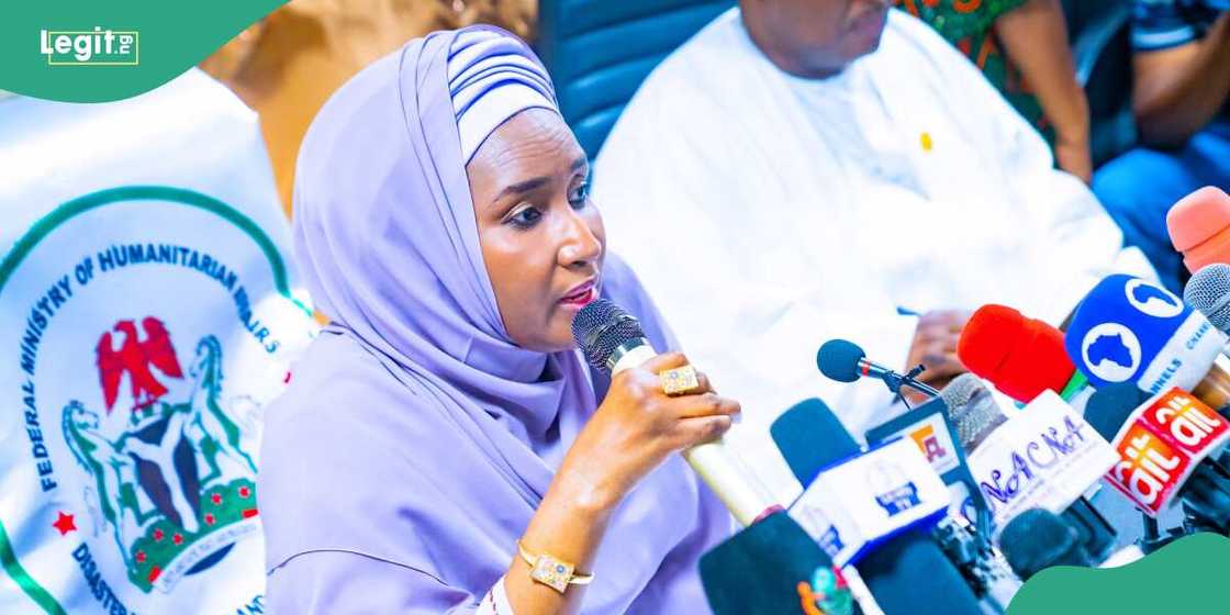 Former minister of Humanitarian Affairs in a press briefing in 2022 Former minister of Humanitarian Affairs in a press briefing in 2022